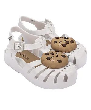 Mini Melissa Possession Candy Sandals - White