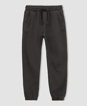 DeFacto Woven Bottom Trousers Pants - Anthracite
