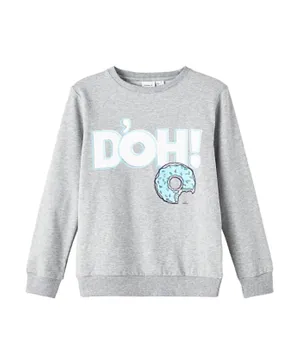 Name It Doh Sweatshirt - Grey Melange