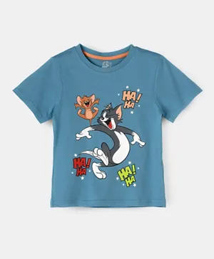 UrbanHaul X Warner Bros Tom & Jerry T-Shirt - Blue