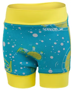 Speedo Tommy Turtle Nappy Cover Shorts - Blue