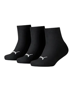Puma 3 Pack Socks - Black