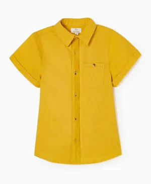 Zippy Half Sleeves Shirt - Yellow