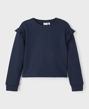 Name It Boxy Long Sleeves Sweatshirt - Dark Sapphire