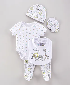 Rock a Bye Baby 5 Piece Gift Set - White