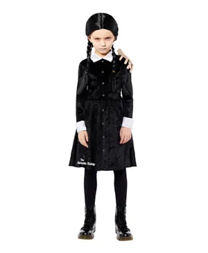 Party Centre Child Wednesday Costume - Black