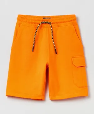 OVS Solid Shorts - Orange