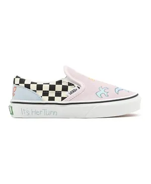 Vans UY Classic Slip On Checker Board Shoes - Multicolor