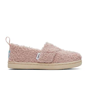 Toms Shearling Faux Fur Alpargata Shoes - Pink