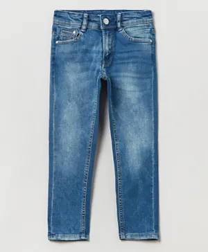 OVS Slim Fit Jeans With Five Pockets - Blue