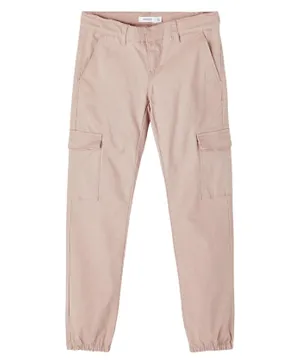 Name It Cotton Twill Trousers - Rosr Pink