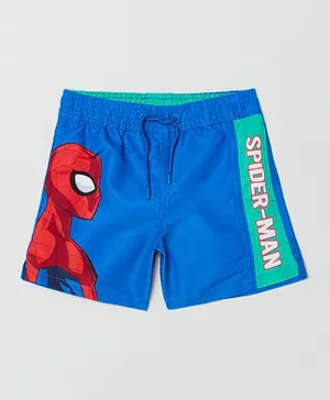 OVS Marvel Spider-Man Swimming Trunks - Blue