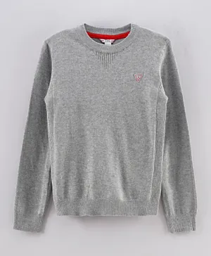 Guess Kids Organic Cotton Sweater - Light Grey