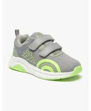 Kappa Sneakers With Velcro Closure  - Grey