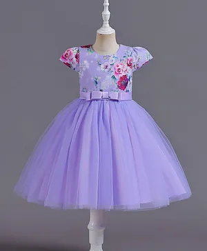 DDaniela Floral Tutu Dress - Lavendar