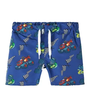 Name It Blaze And The Monster Machines Swim Shorts - Blue