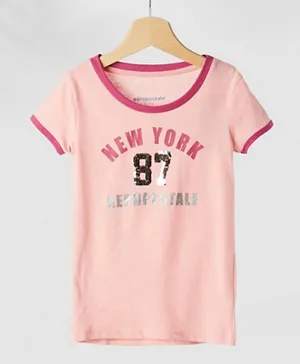 Aeropostale Graphic T-Shirt - Pink