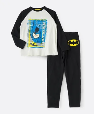 Marvel Batman Pajama Set - Black