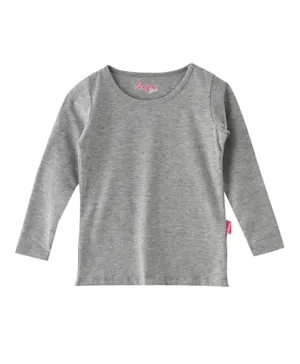 Nexgen Girls Round Neck T-Shirt - Grey Mélange