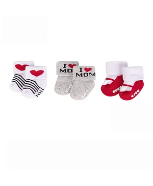 Hudson Childrenswear 3 Pack Comfy Fit Socks - Multicolor