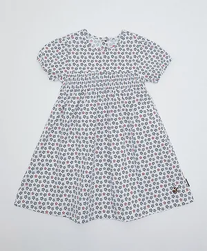 Beverly Hills Polo Club Floral Dress - White