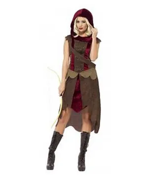 Smiffys Huntress Costume - Multi Color