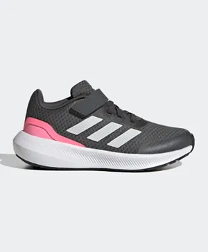 Adidas RunFalcon 3.0 Elastic Lace Top Strap Shoes - Grey Six