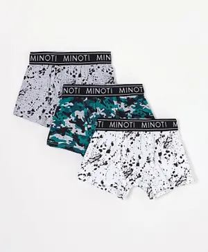 Minoti 3 Pack All Over Printed Boxers - Multicolor
