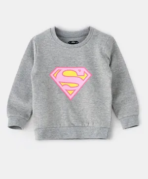 Warner Brother Superman Sweatshirt - Grey