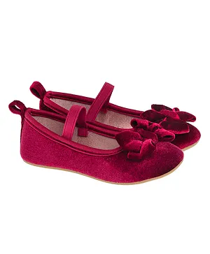 SMYK Slip On Ballerinas - Maroon