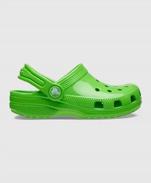 Crocs Crocodile Classic Neon Highlighter Clogs - Green Slime