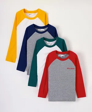 Minoti 4 Pack Epic Mood  T-Shirts - Multicolor