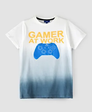 Jam Gamer At Work T-Shirt - White