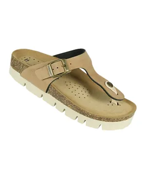 Biochic Slim Thong Sandals Wedge 012-467 6830 - Beige