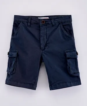Minoti Woven Shorts - Navy Blue