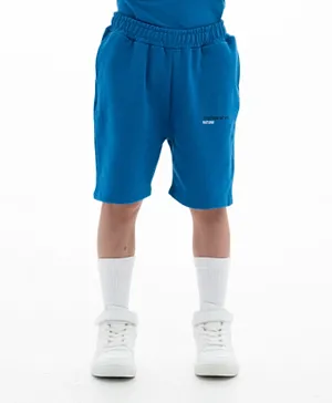 TWAN 4Seasons Kids Organic Oversized Shorts - Blue