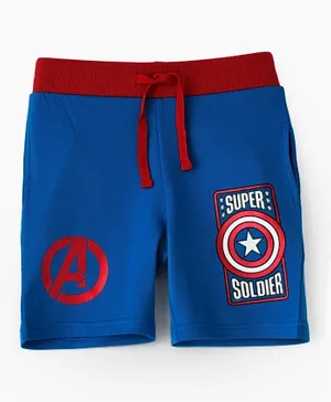 Marvel Avengers Super Soldier Shorts - Blue