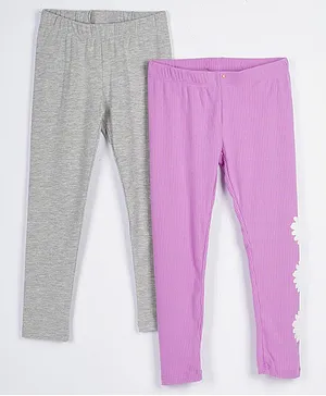 Aeropostale 2 Pack Leggings In Yummy Stretch Fabric - Multicolor