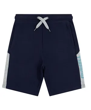 Russell Athletics Cotton Logo Graphic Shorts - Navy Blue
