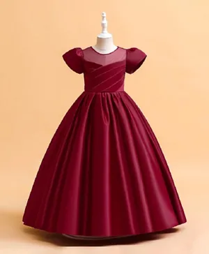 فستان آمي للحفلات من دي دانيلا - احمر داكن