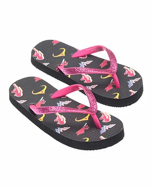 Warner Bros Wonder Woman Flip Flops - Black