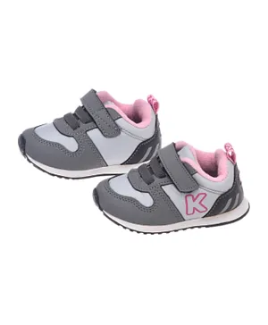 Klin Shoes Velcro Closure Shoes - Grey