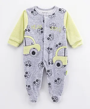 Babybol Baby Long Sleeve Sleepsuit - Grey