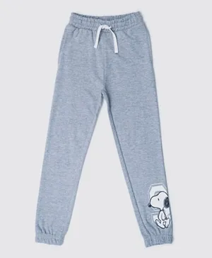 R&B Kids Snoopy Graphic Joggers - Grey