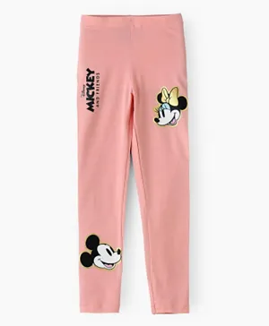 UrbanHaul X Disney Mickey & Friends Graphic Leggings - Pink
