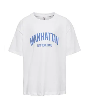 Only Kids Manhattan New York State T-Shirt - White