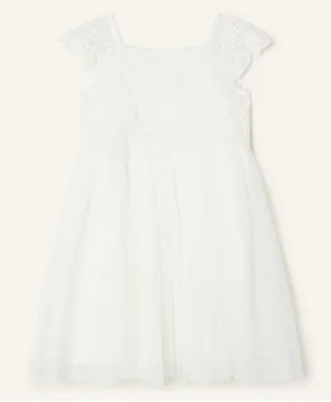 Monsoon Children Baby Estella Dress - White