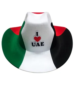 Party Magic Cowboy Hat I Love UAE - Multicolour