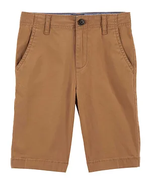 OshKosh B'Gosh Smart Stretch Chino Shorts - Brown