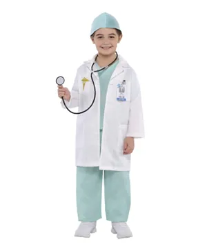 Party Centre Doctor Fancy Dress Costume - Blue & White